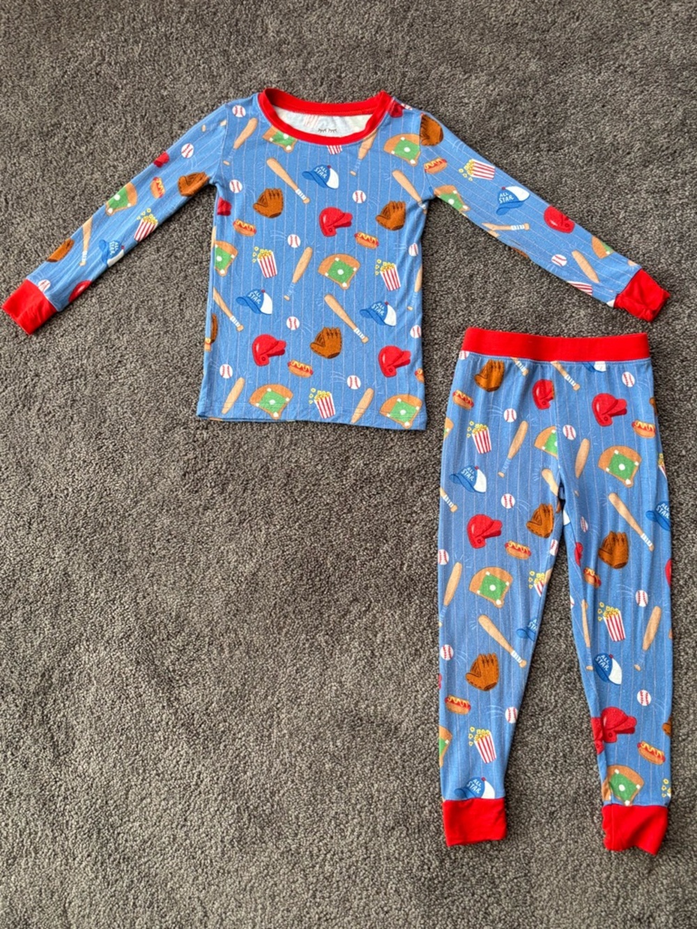 Little Sleepies Baseball All Stars PJ's 2T